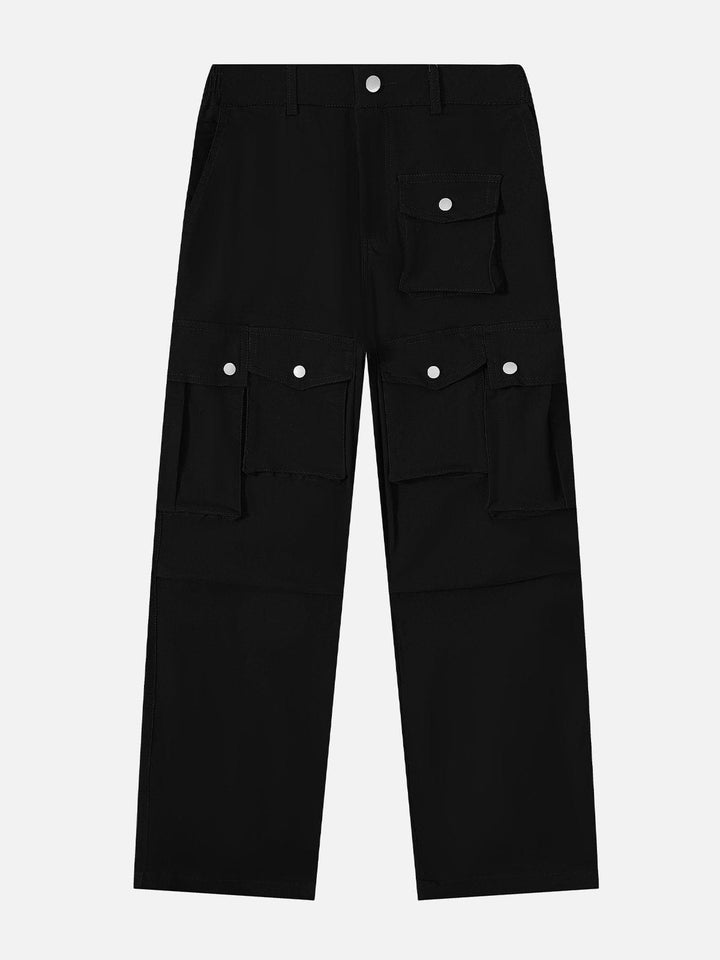 TALISHKO - Button Multi Pocket Cargo Pants, streetwear fashion, talishko.com