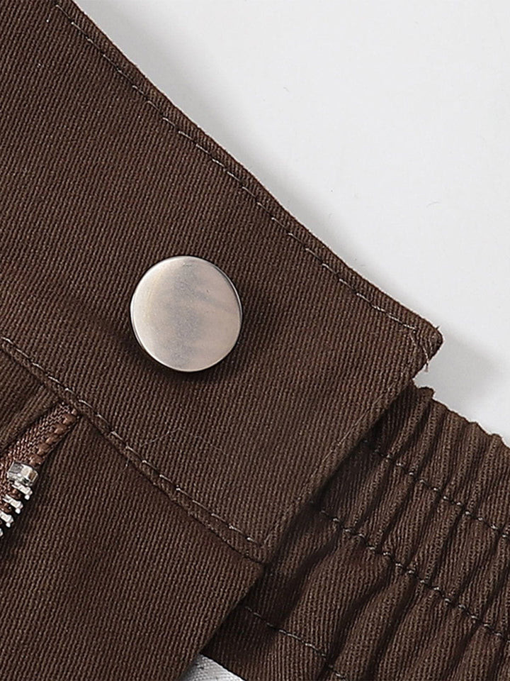 TALISHKO - Button Multi Pocket Cargo Pants, streetwear fashion, talishko.com