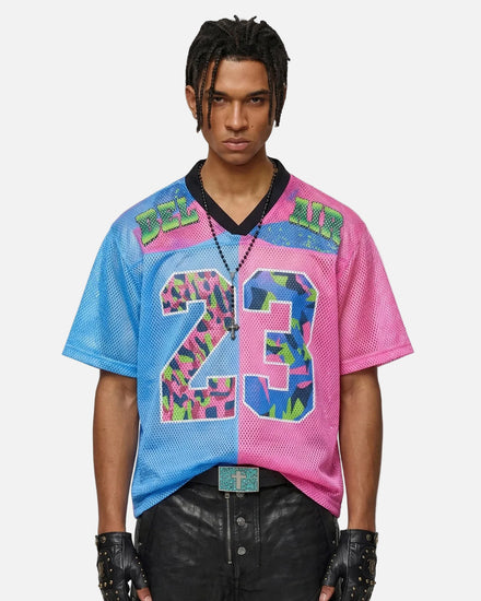 TALISHKO Camo Graphic Mesh Jersey Tee