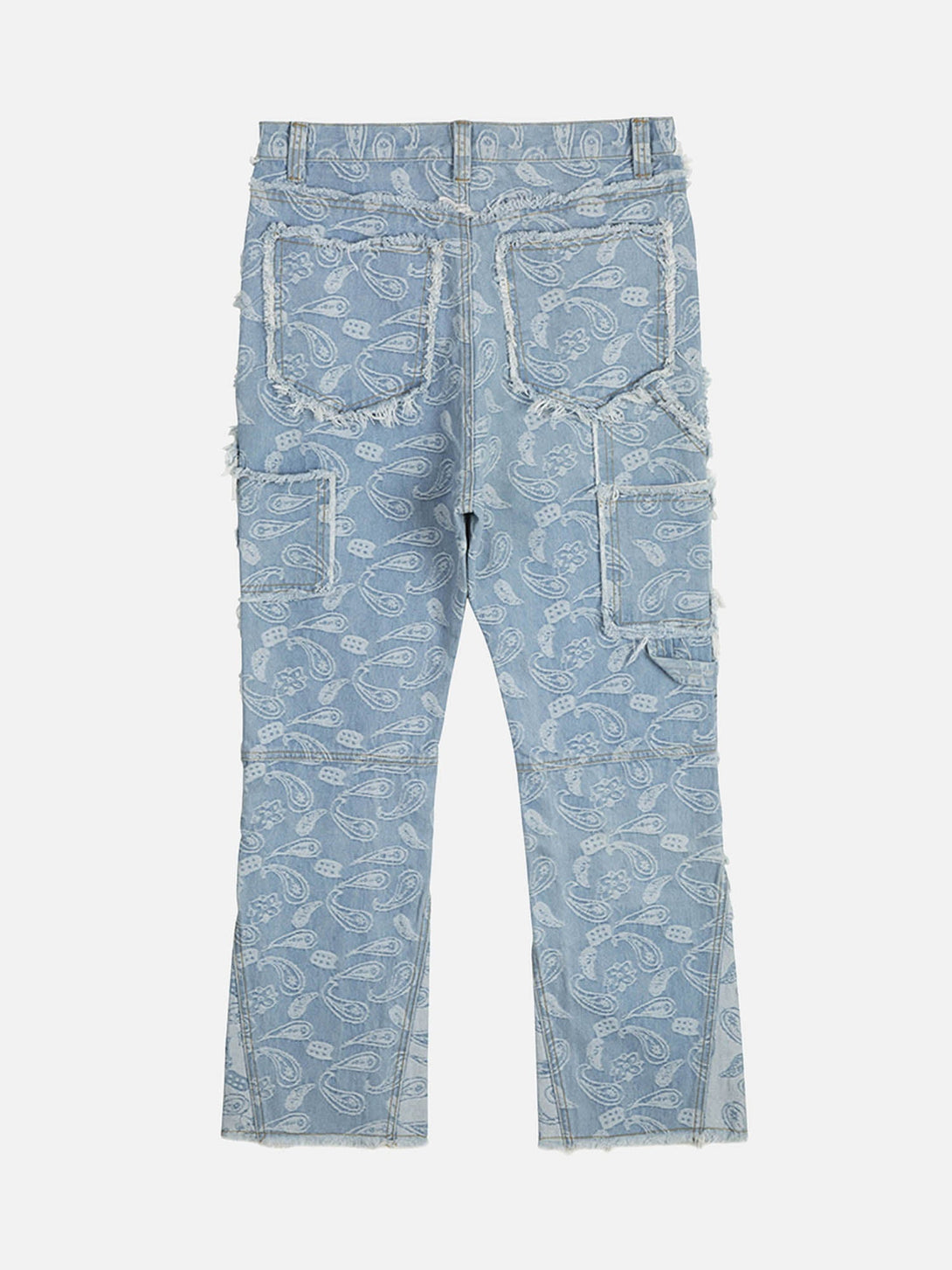 TALISHKO - Cashew Flower Cut Jeans, streetwear fashion, talishko.com