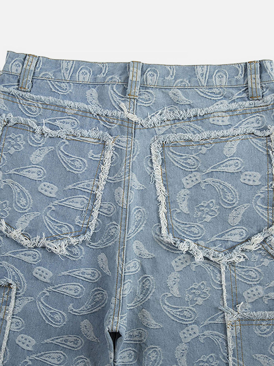 TALISHKO - Cashew Flower Cut Jeans, streetwear fashion, talishko.com