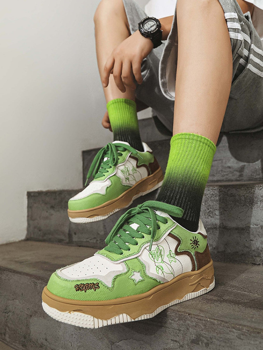 TALISHKO - Casual Sports Thick-soled Board Shoes - streetwear fashion - talishko.com