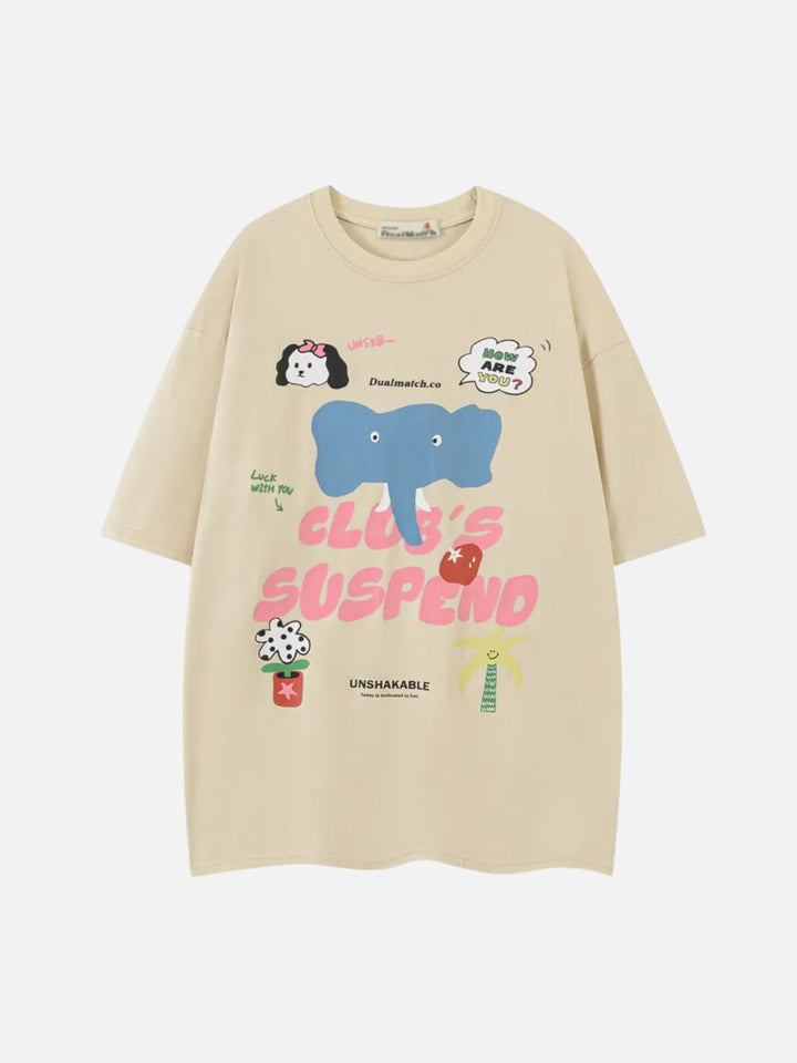 TALISHKO - Club Suspend Cartoon Tee - streetwear fashion - talishko.com