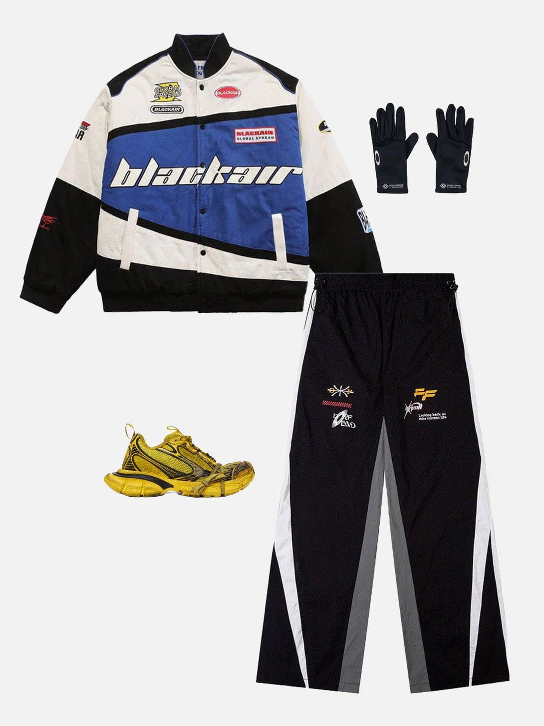 TALISHKO - Color Blocking Racing Pants, streetwear fashion, talishko.com
