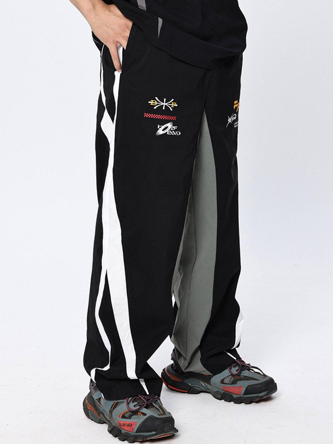 TALISHKO - Color Blocking Racing Pants, streetwear fashion, talishko.com