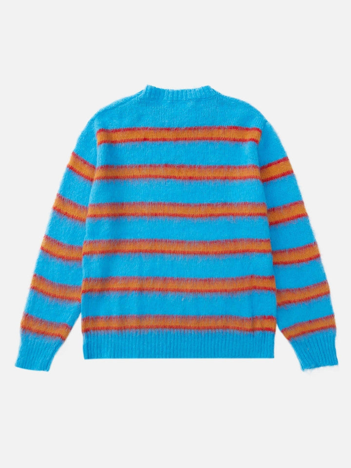 TALISHKO - Color Contrast Striped Sweater - streetwear fashion - talishko.com