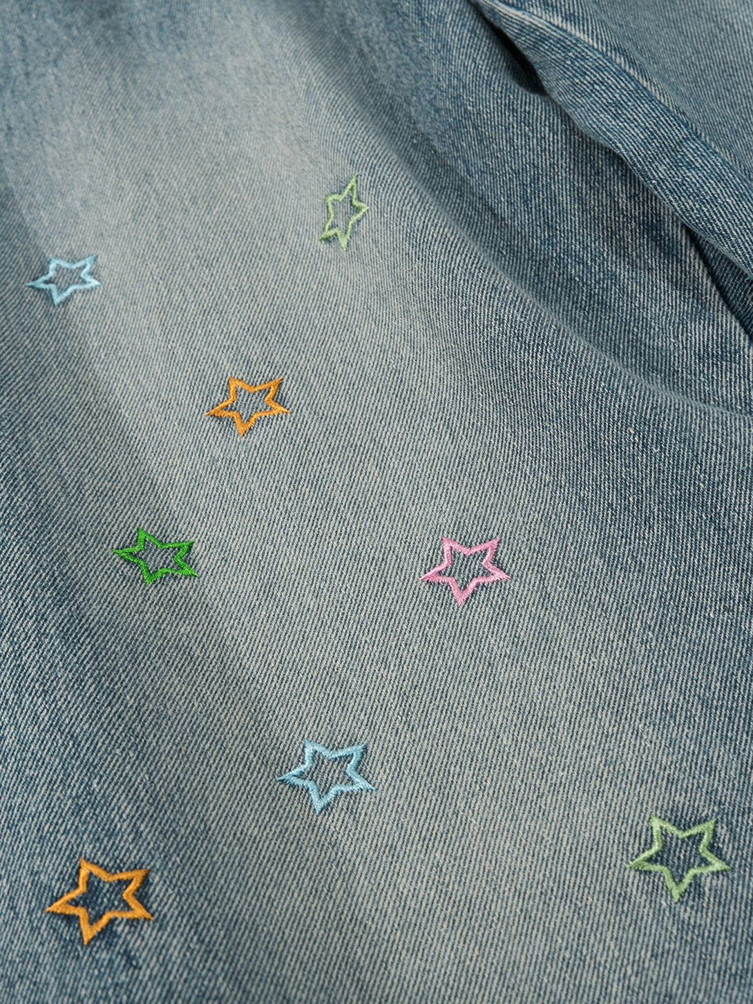 TALISHKO - Colorful Star Loose Jeans, streetwear fashion, talishko.com