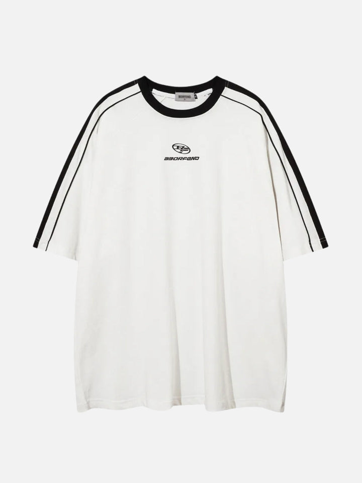 TALISHKO - Contrast Paneled Raglan Sleeve Tee - streetwear fashion - talishko.com