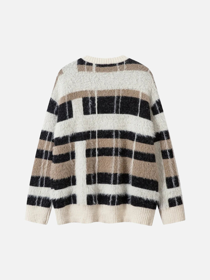 TALISHKO - Contrast Striped Sweater - streetwear fashion - talishko.com