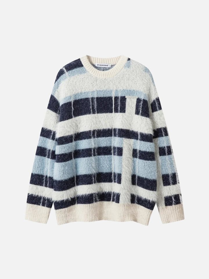 TALISHKO - Contrast Striped Sweater - streetwear fashion - talishko.com