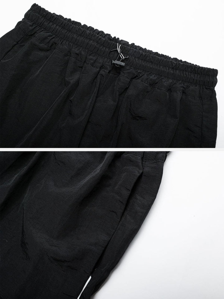 TALISHKO - Contrast Topstitched Sports Baggy Pants, streetwear fashion, talishko.com