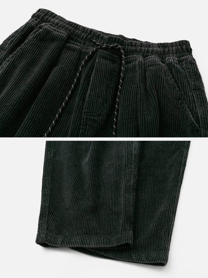 TALISHKO - Corduroy Black Pants, streetwear fashion, talishko.com