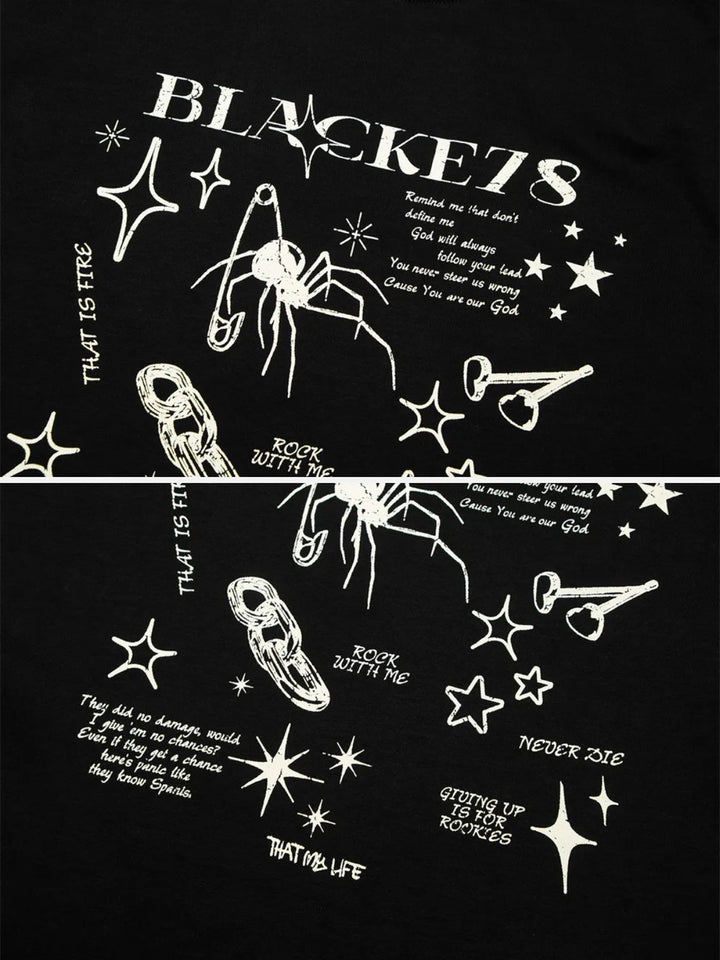 TALISHKO - Cosmic Y2K Graphic Tee - streetwear fashion - talishko.com