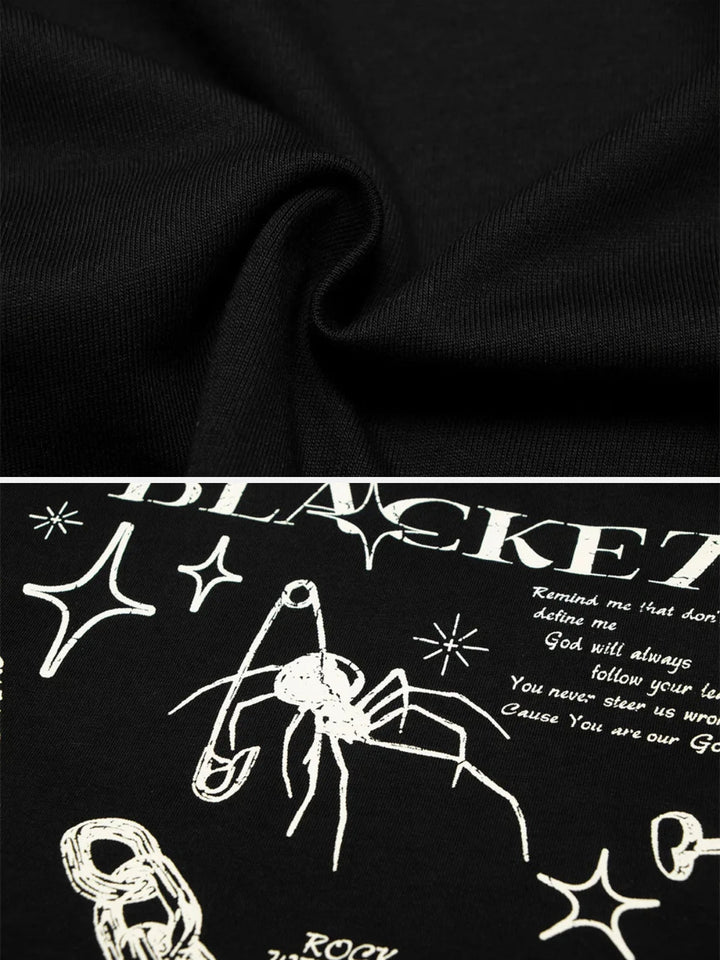 TALISHKO - Cosmic Y2K Graphic Tee - streetwear fashion - talishko.com