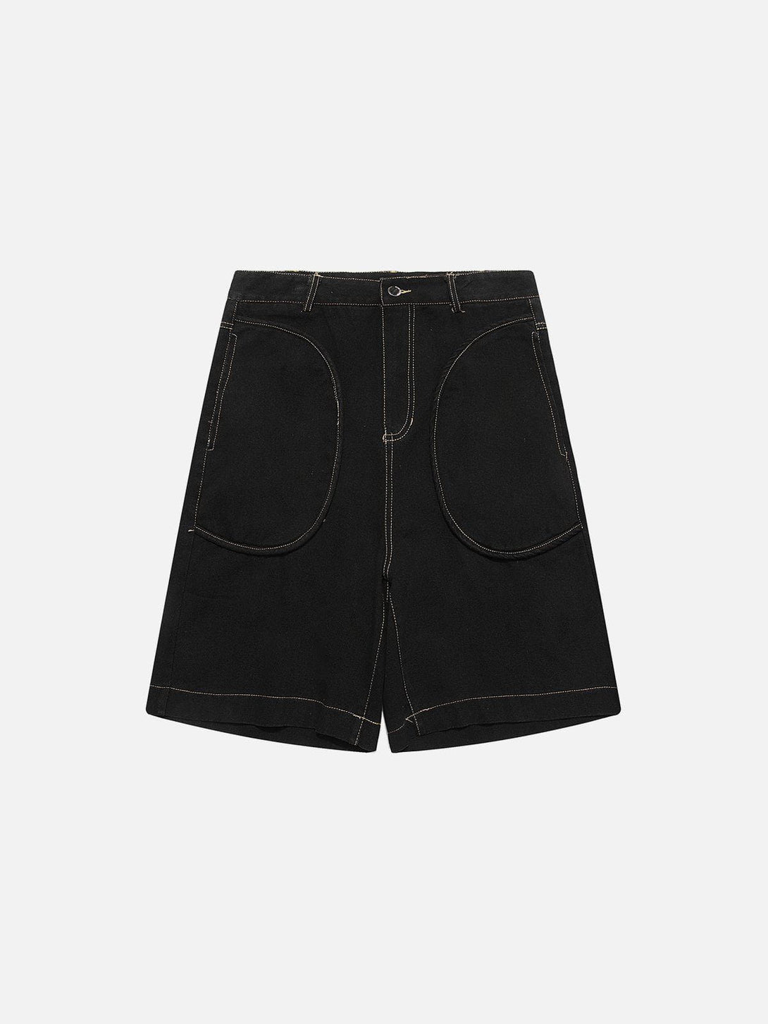 TALISHKO - Curved Pockets Jorts - streetwear fashion, outfit ideas - talishko.com