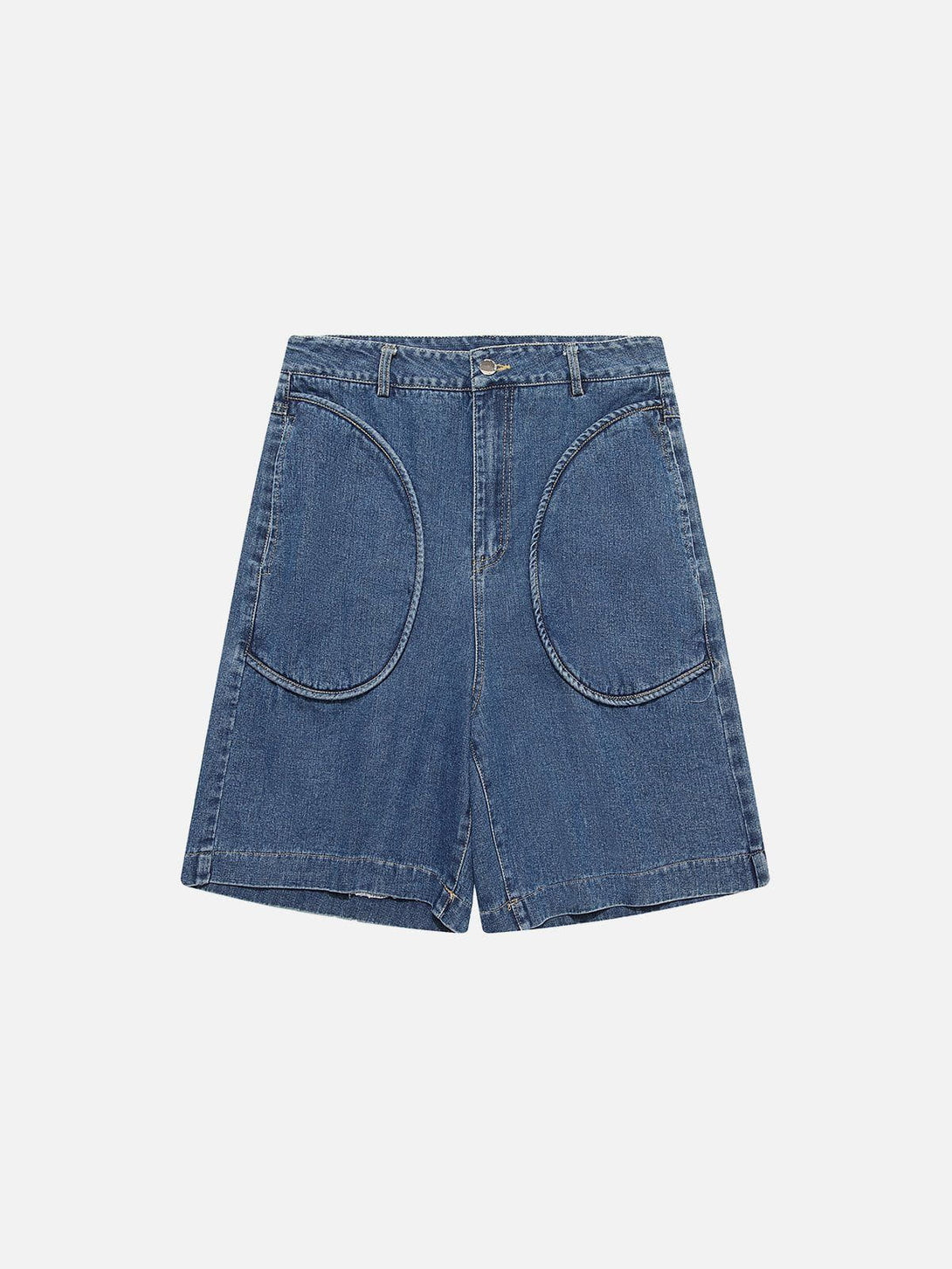 TALISHKO - Curved Pockets Jorts - streetwear fashion, outfit ideas - talishko.com