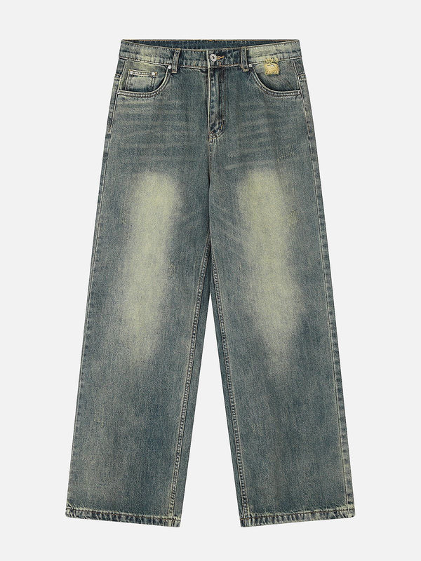 TALISHKO - Cut Foot Mouth Straight Jeans, streetwear fashion, talishko.com