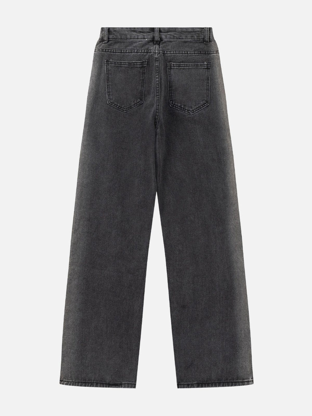 TALISHKO - Cut Fringe Washed Jeans - streetwear fashion - talishko.com