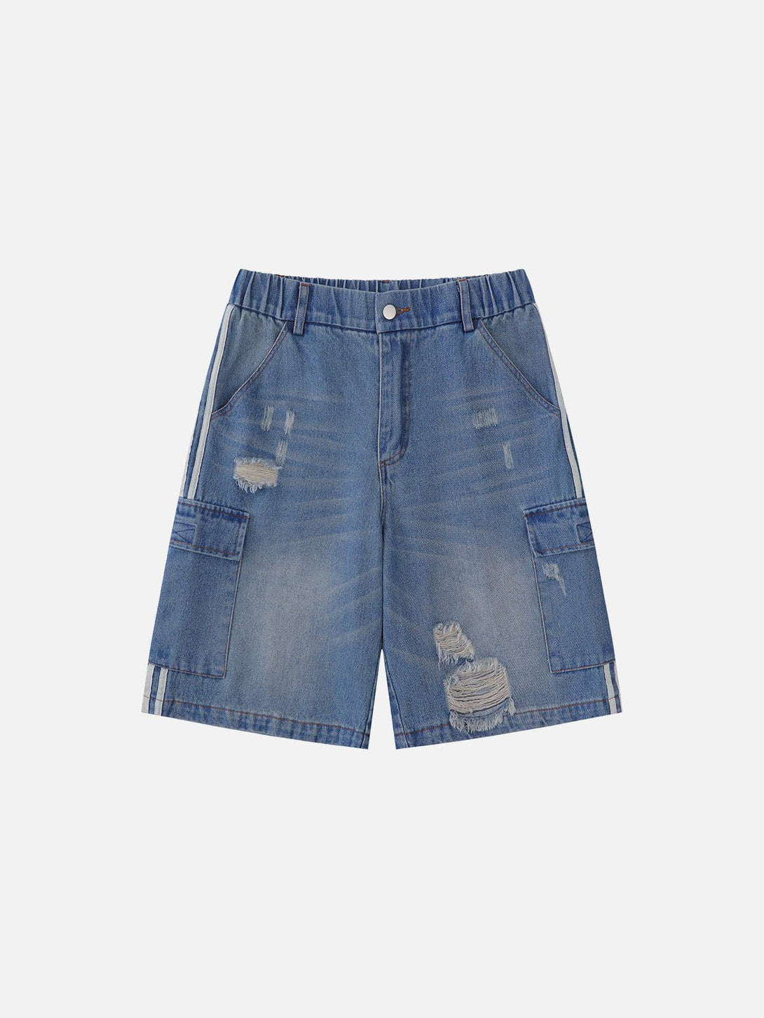 TALISHKO - Discreet Side Pockets Jorts - streetwear fashion, outfit ideas - talishko.com