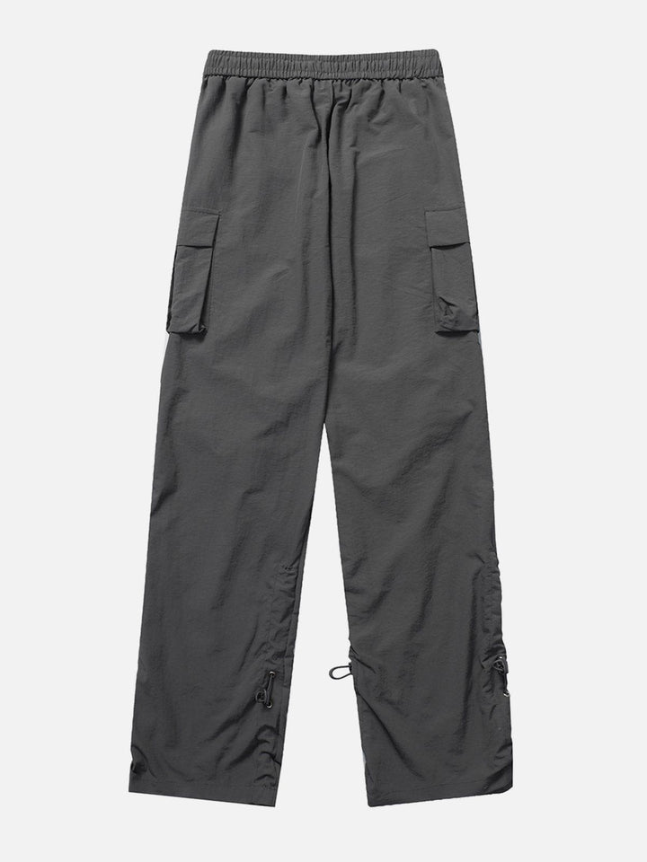 TALISHKO - Embroidered Wrinkle Cargo Pants, streetwear fashion, talishko.com