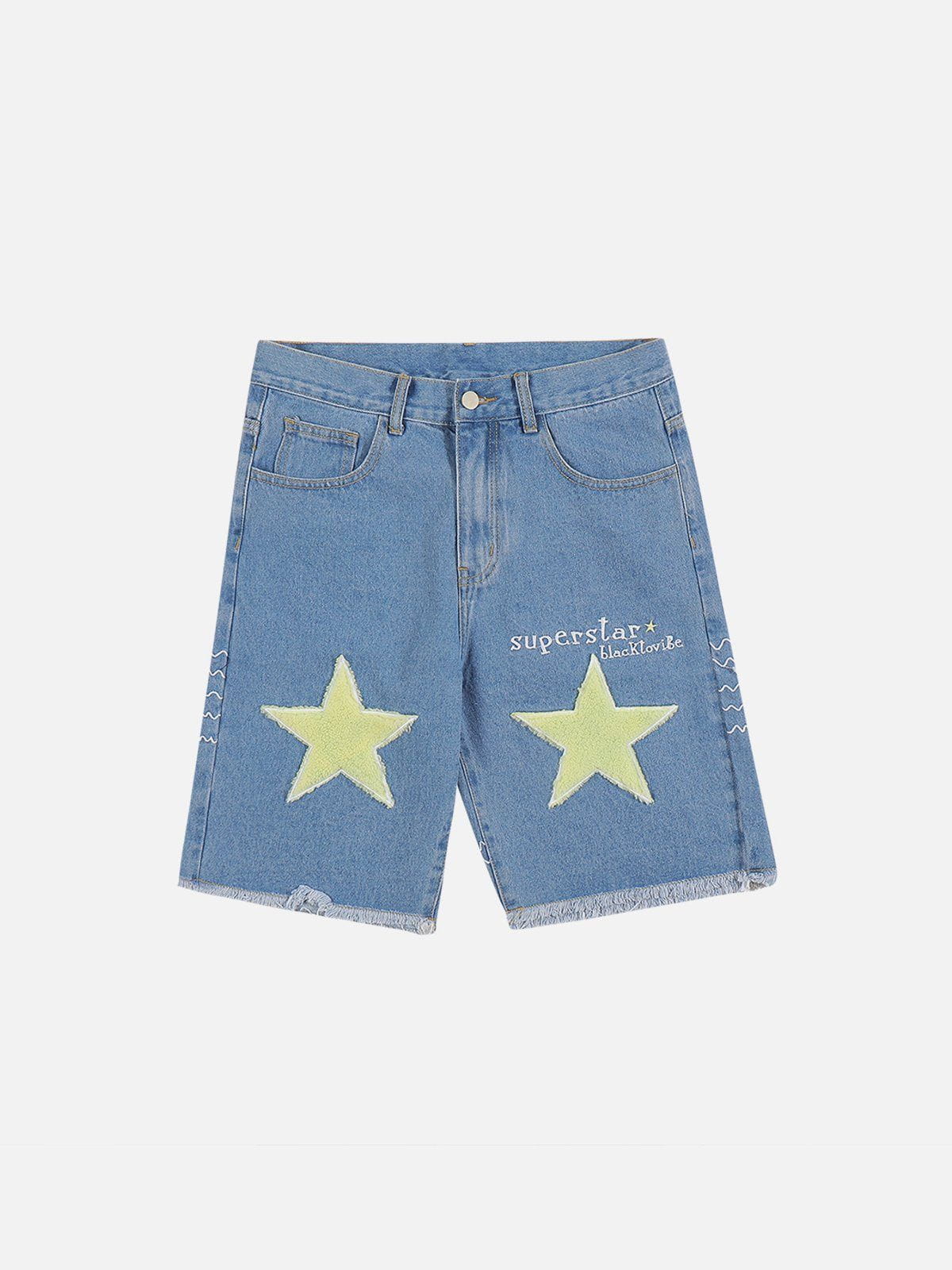 TALISHKO - Flocking Star Jorts