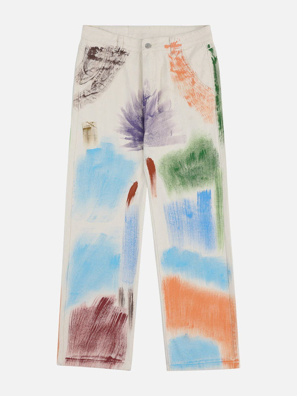 TALISHKO - Full Print Graffiti Pants, streetwear fashion, talishko.com