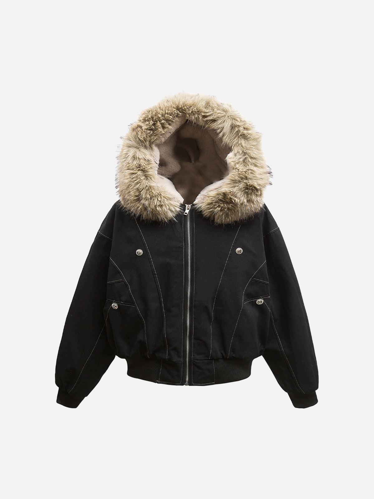 eaphi　ECOFUR SHORT JACKET 2024AW keyword #2「rough」 毛足がカールしたポードルのような