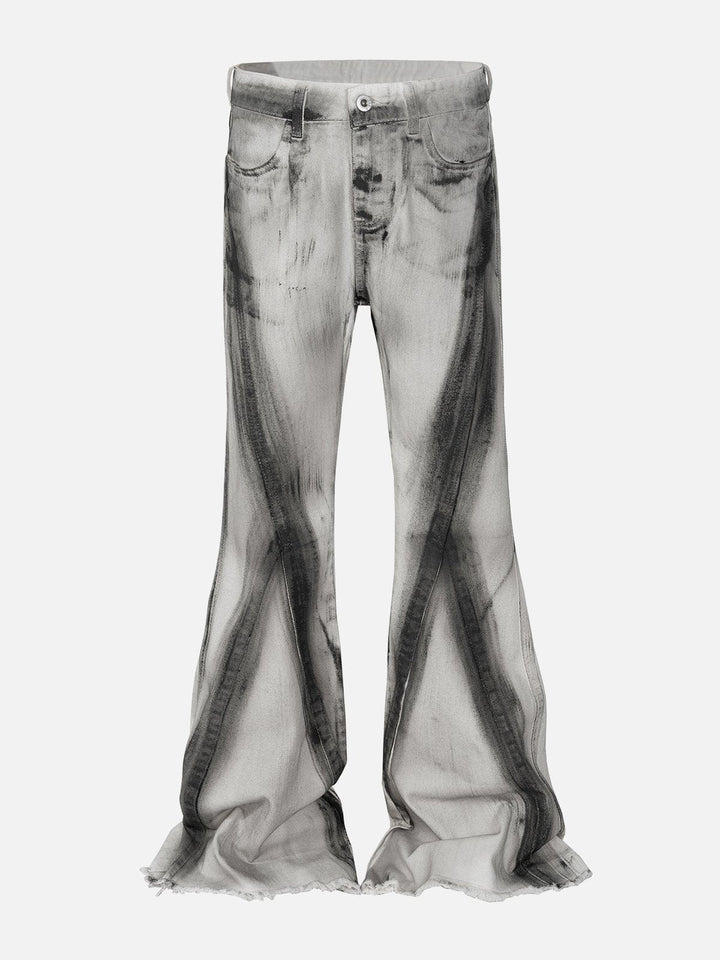 TALISHKO - Graffiti Deconstruction Jeans - streetwear fashion - talishko.com