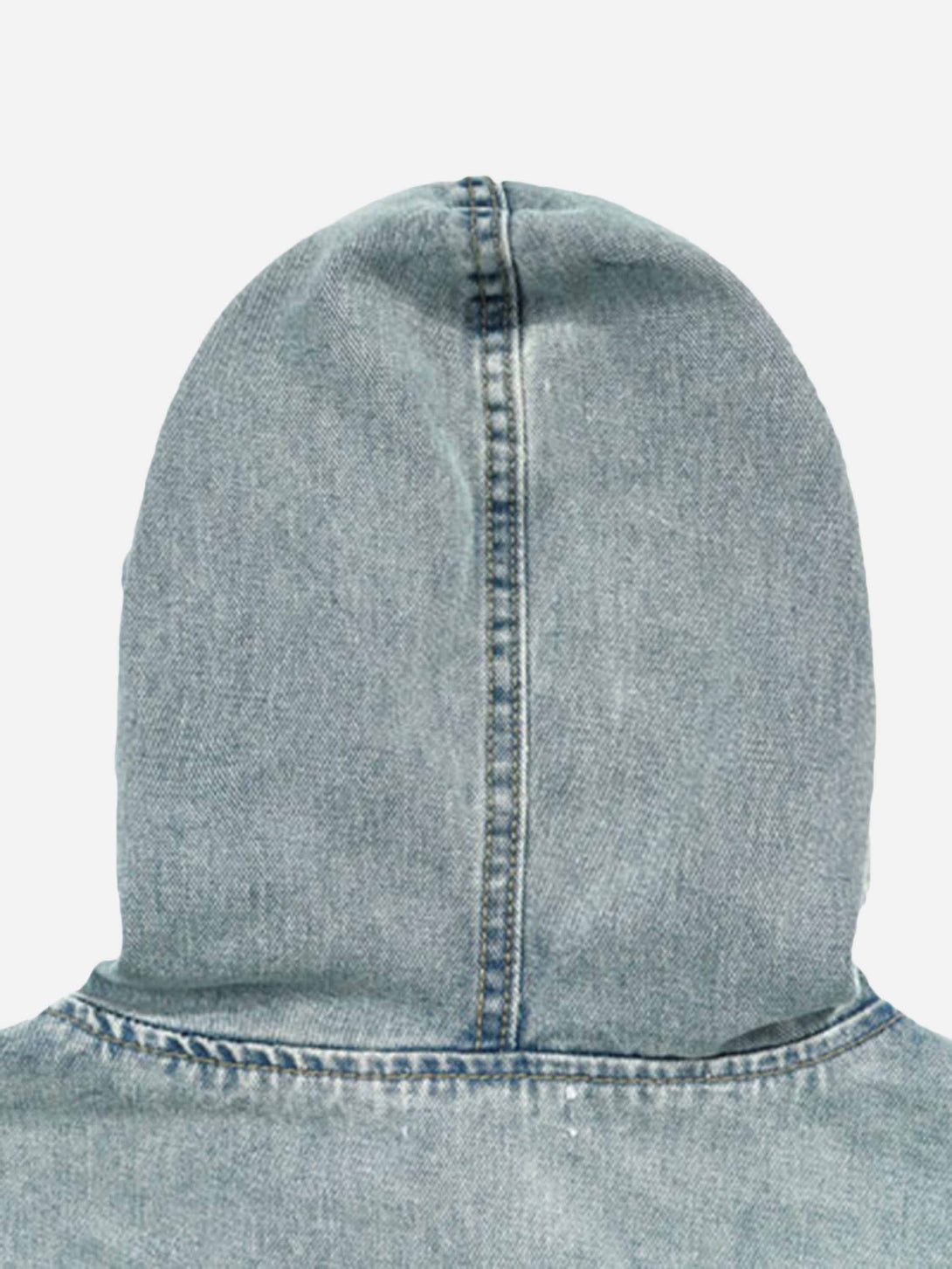TALISHKO - High Street Washed Denim Hoodie-streetwear fashion, outfit ideas - talishko.com