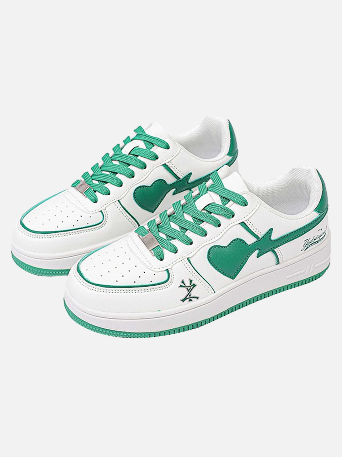 TALISHKO - High Street White Skate Sneakers - streetwear fashion - talishko.com
