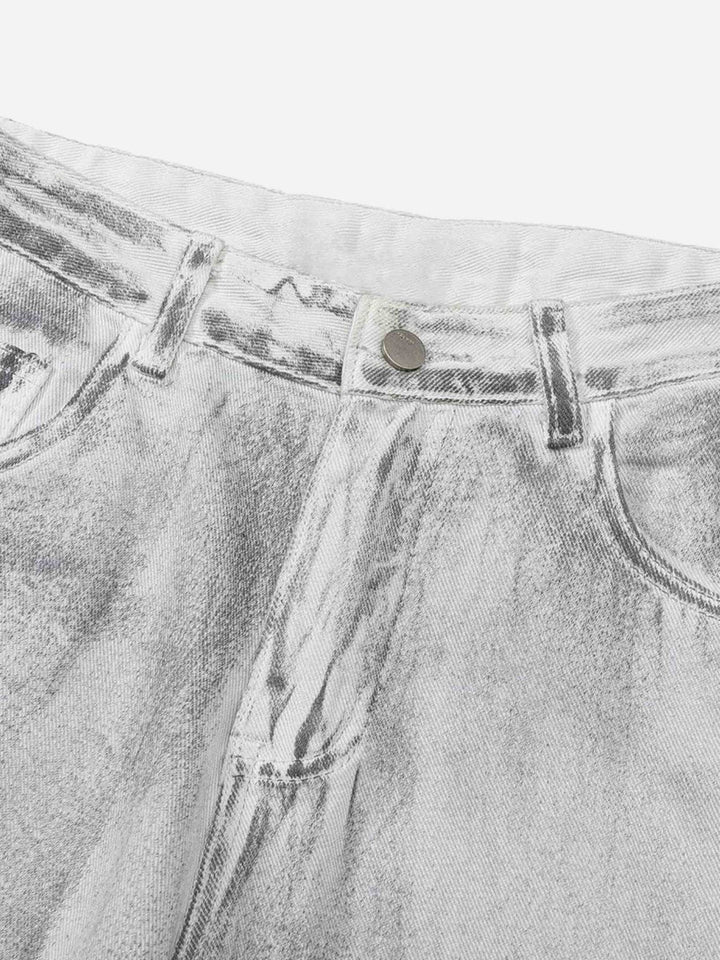 TALISHKO - Hip Hop Aged Straight Leg Jeans, streetwear fashion, talishko.com