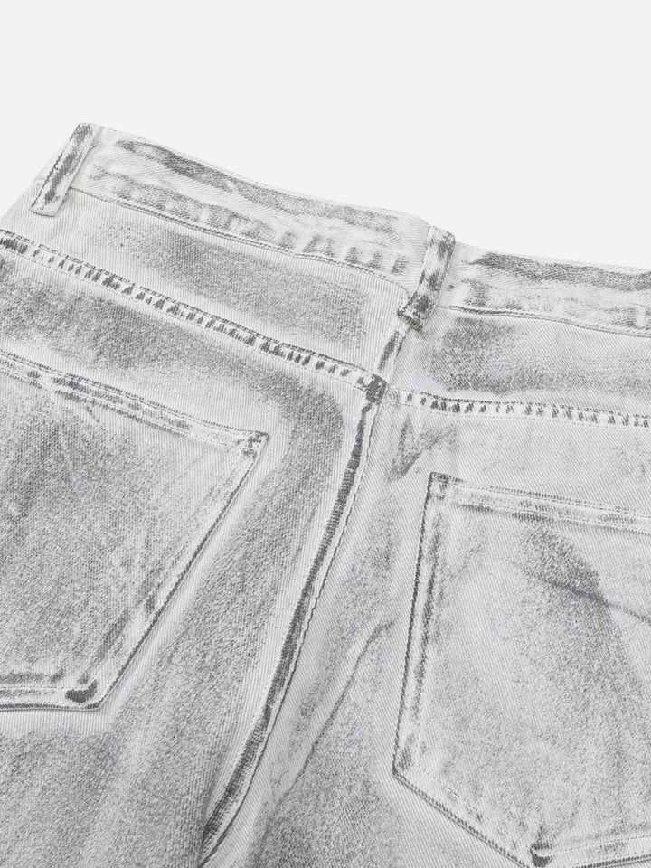 TALISHKO - Hip Hop Aged Straight Leg Jeans, streetwear fashion, talishko.com