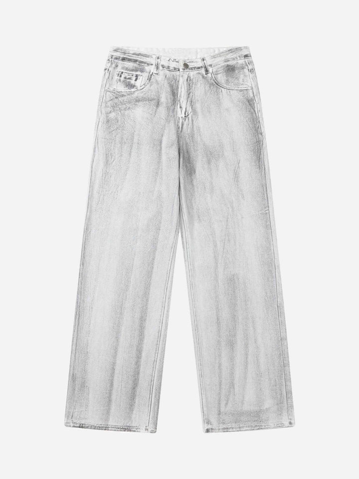 TALISHKO - Hip Hop Aged Straight Leg Jeans, streetwear fashion, talishko.com