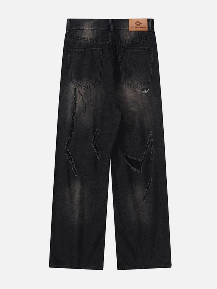 TALISHKO - Irregular Distressed Jeans, streetwear fashion, talishko.com