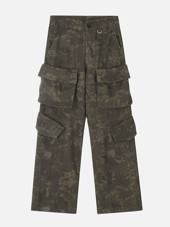 TALISHKO - Leaf Multi Pocket Cargo Pants, streetwear fashion, talishko.com