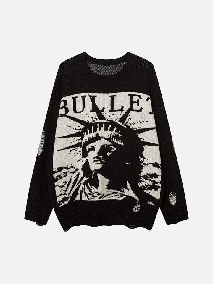 TALISHKO - Liberty Raglan Sweater Knit - streetwear fashion - talishko.com