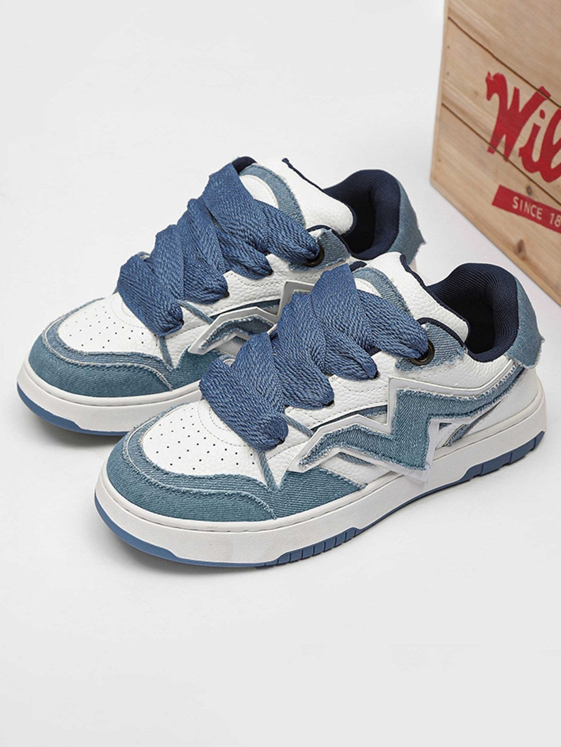 TALISHKO - Lightning Collision Color Splicing Board Shoes - streetwear fashion - talishko.com