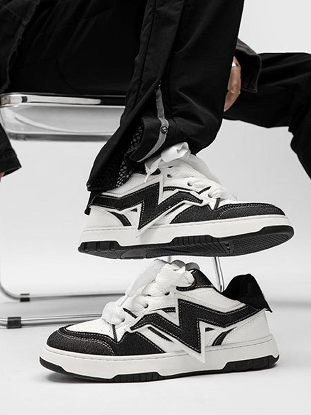 TALISHKO - Lightning Collision Color Splicing Board Shoes - streetwear fashion - talishko.com