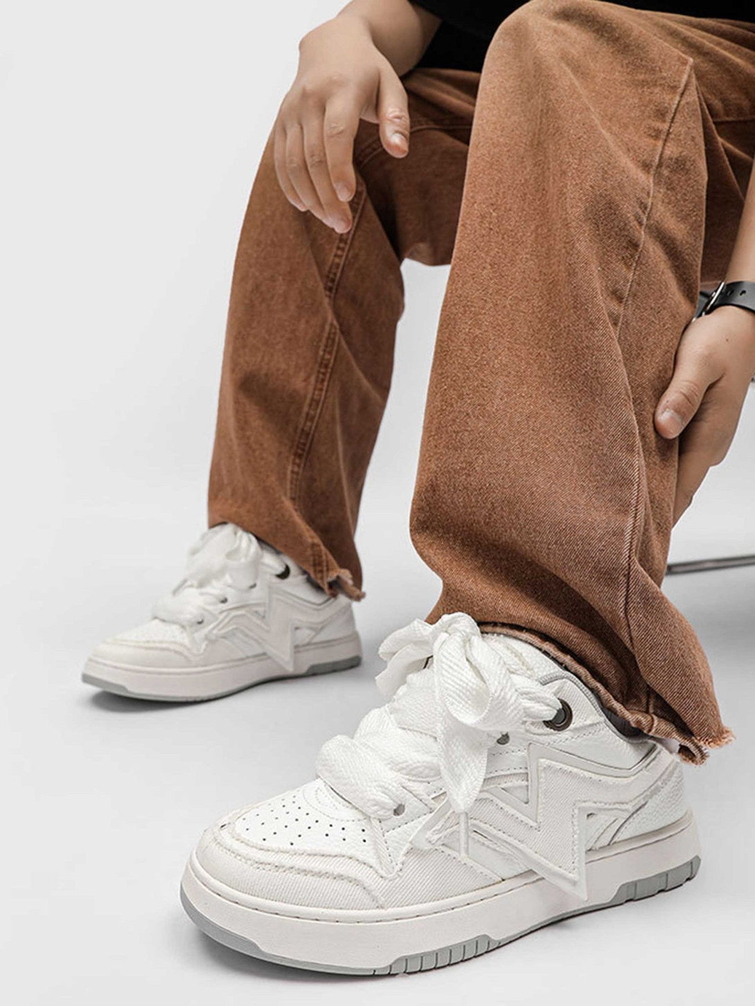 TALISHKO - Lightning Collision Color Splicing Board Shoes - streetwear fashion - talishko.com