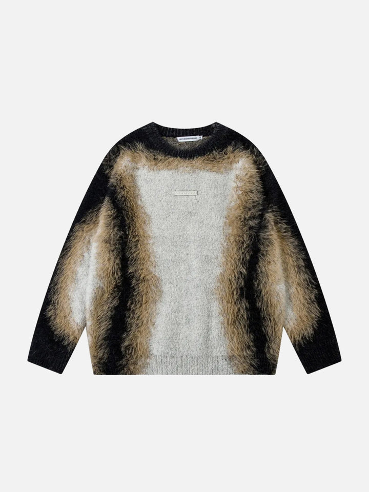 TALISHKO - Mohair Spliced Sweater - streetwear fashion - talishko.com