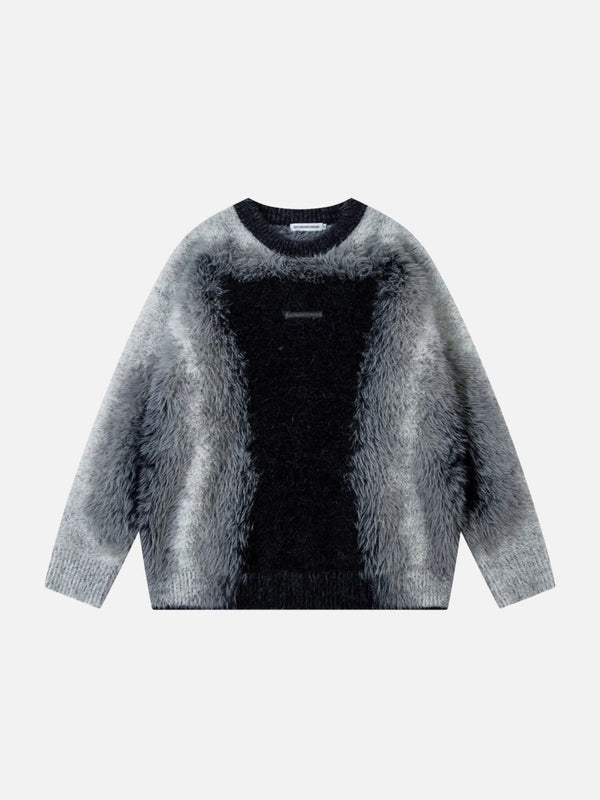 TALISHKO - Mohair Spliced Sweater - streetwear fashion - talishko.com