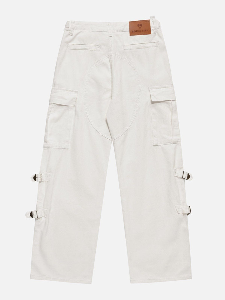 TALISHKO - Multi Belt Buckle Cargo Pants, streetwear fashion, talishko.com