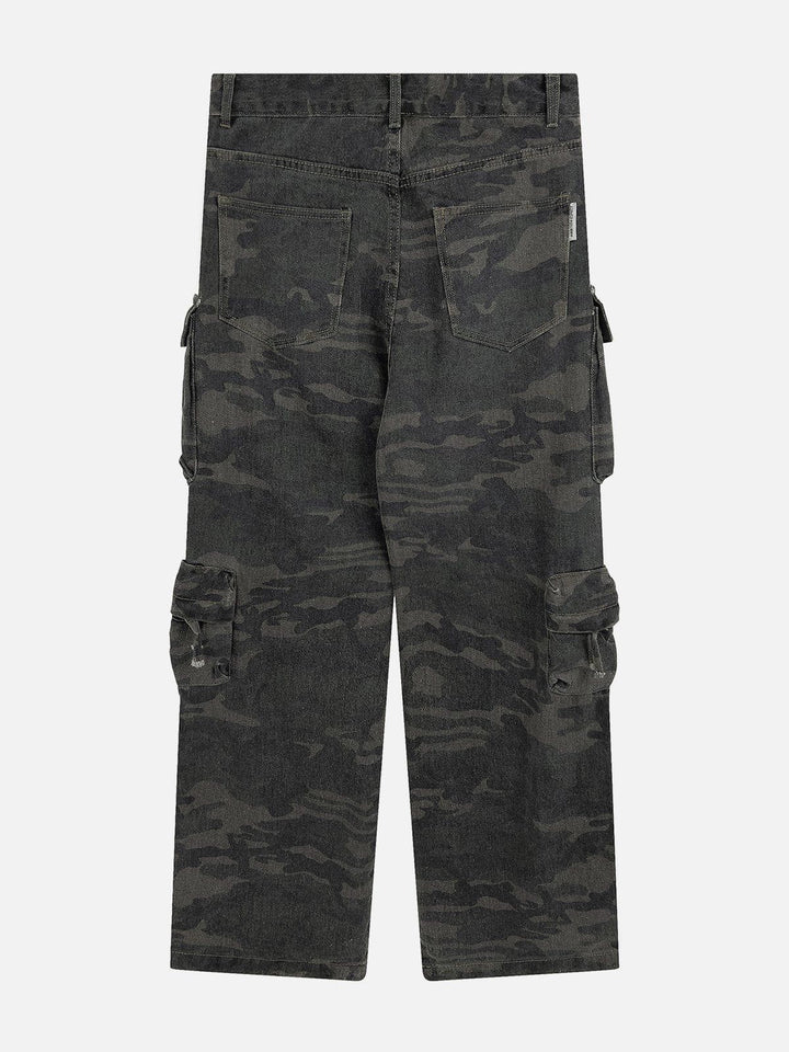 TALISHKO - Multi-Pocket Camouflage Cargo Pants, streetwear fashion, talishko.com