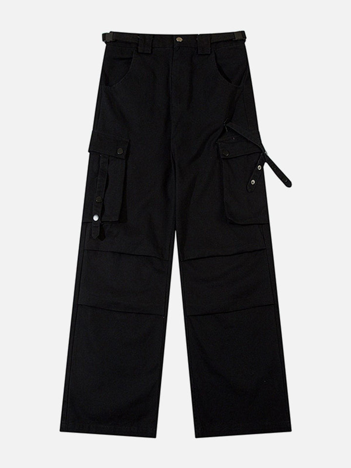 TALISHKO - Multi Pocket Ribbon Cargo Pants, streetwear fashion, talishko.com