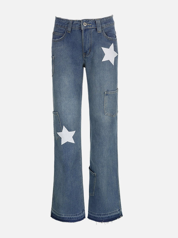 TALISHKO - Multi Pocket Star Jeans - streetwear fashion - talishko.com