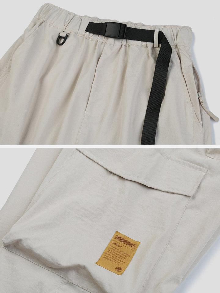 TALISHKO - Multi-pocket Webbing Cargo Pants, streetwear fashion, talishko.com