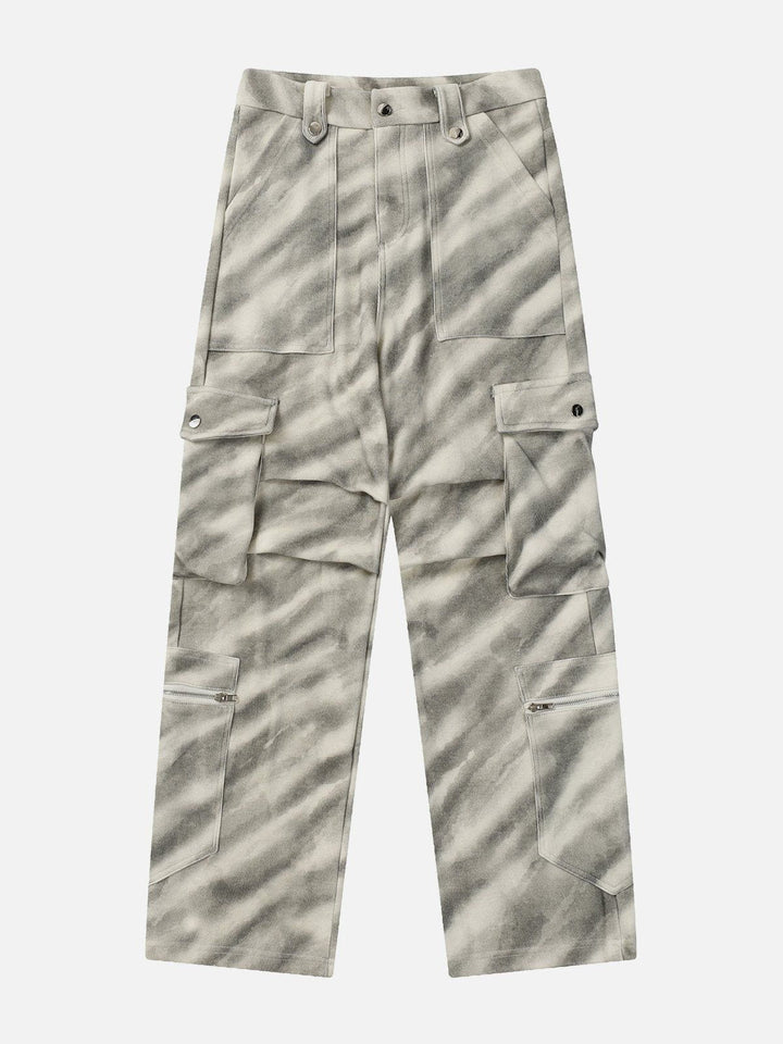 TALISHKO - Multi Pocket Zebra Pattern Pants, streetwear fashion, talishko.com
