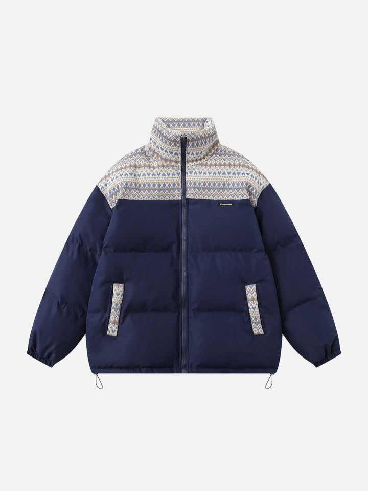 TALISHKO - Nordic Patterned Winter Coat - streetwear fashion - talishko.com