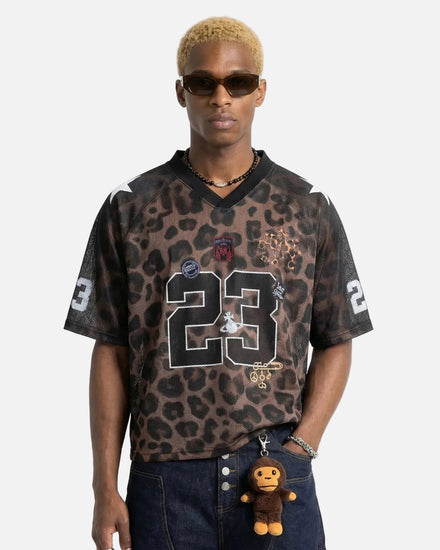 TALISHKO Number 23 Leopard Mesh Jersey