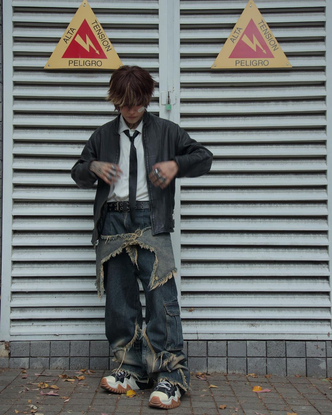 TALISHKO - Patch Embroidered Straight-leg Jeans, streetwear fashion, talishko.com